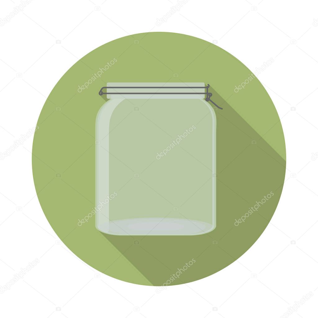 Glass jar icon