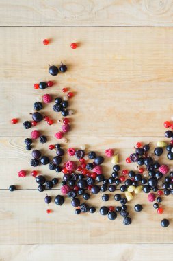 vahşi orman meyveleri