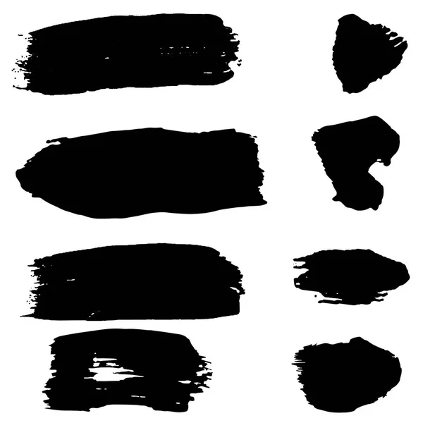 黑色涂片和斑点 — 图库矢量图片