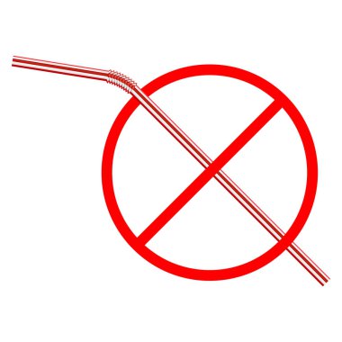 no plastic drinking straw clipart