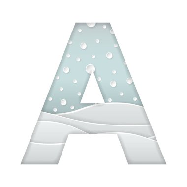 A harfi kağıt kesme