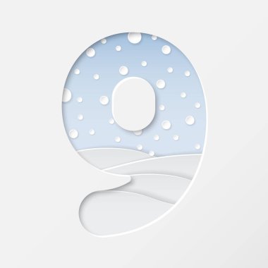 Dokuz numaralı kağıt kesme