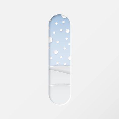 Kağıt kesiği harf ı