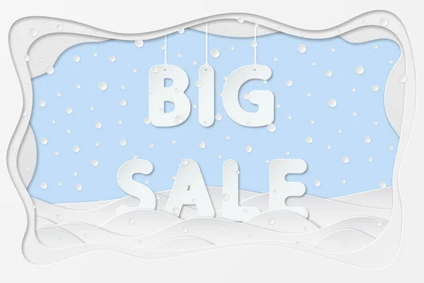 Big sale text — Stock Vector