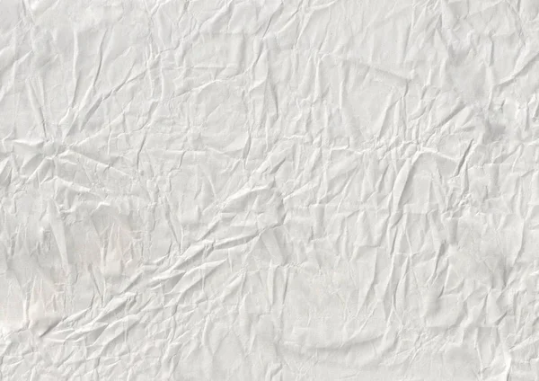 Textura de papel kraft arrugado blanco — Foto de Stock