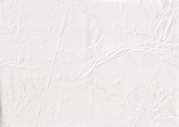 Textura de papel kraft arrugado blanco — Foto de Stock