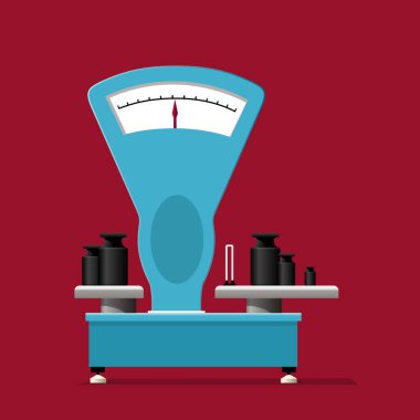 Vintage eski ağırlık ölçek