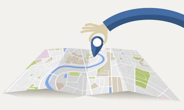 Bir PIN bir harita üzerinde yerleştirme