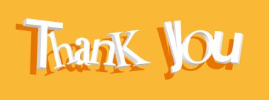 Teşekkür ederim metin Sarı zemin üzerine