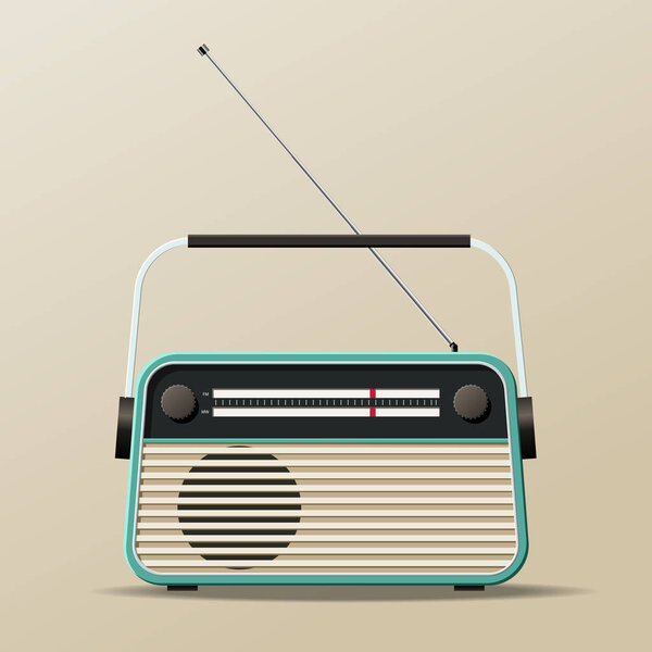 Portable Vintage Radio Receiver