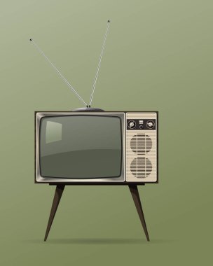 Retro eski televizyon anteni
