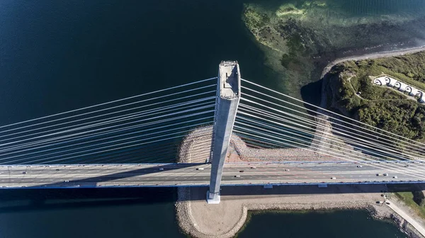 Vladivostok, most rosyjski. — Zdjęcie stockowe