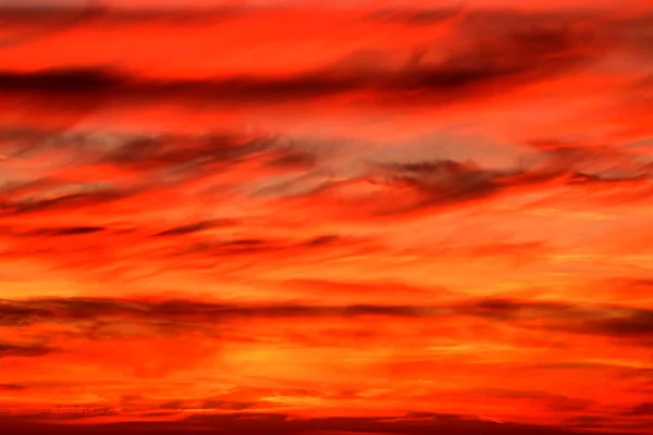Večerní Nebe Při Západu Slunce Abstraktní Obrázek Jarní Oblohy — Stock fotografie