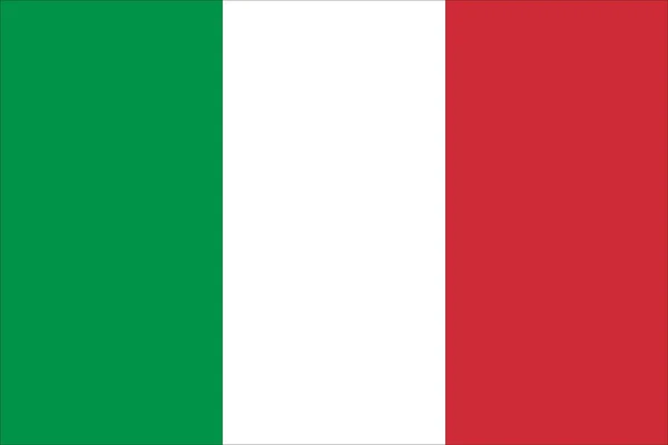 Bandeira Nacional República Italiana Alta Resolução 6000X9000Px — Fotografia de Stock