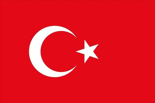 National Flag Turkey High Resolution 6000X9000Px — Stock Photo, Image