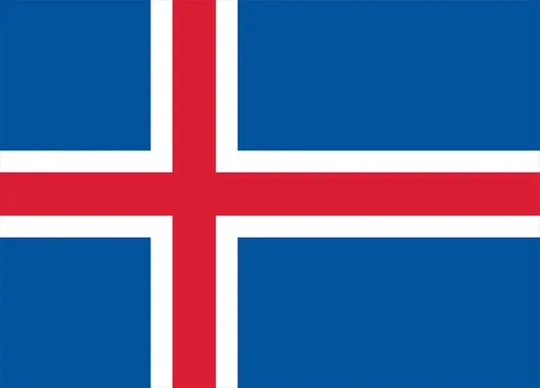 Nationale Vlag Van Ijsland Hoge Resolutie 6000X8333Px — Stockfoto