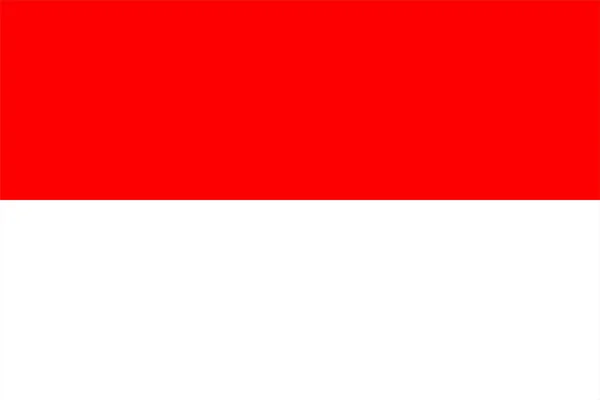 Flaga Republiki Indonezji Wysokiej Rozdzielczości 6000X9000Px — Zdjęcie stockowe