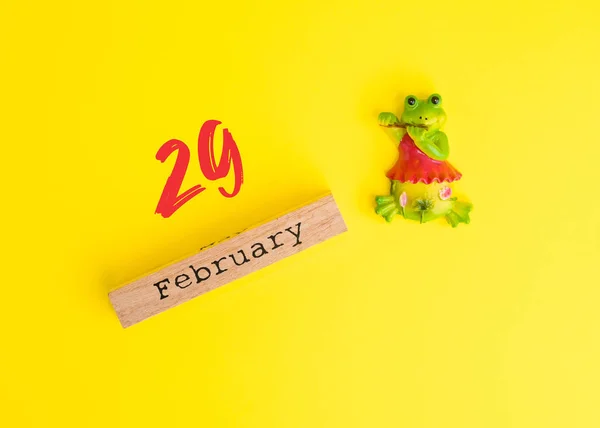 Leap Day Concept Februari — Stockfoto