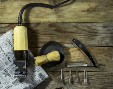 Kuaför Vintage kümesi.