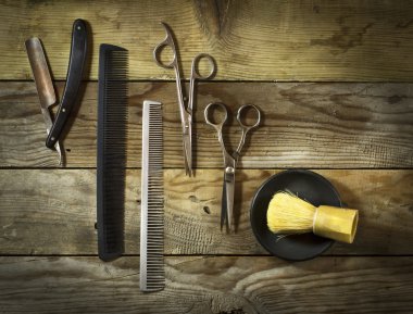 Kuaför Vintage kümesi.