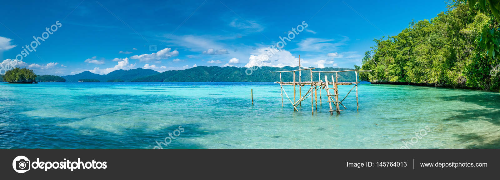 Fisherman Platform Near Batu Lima Biodiversity Resort Gam - 