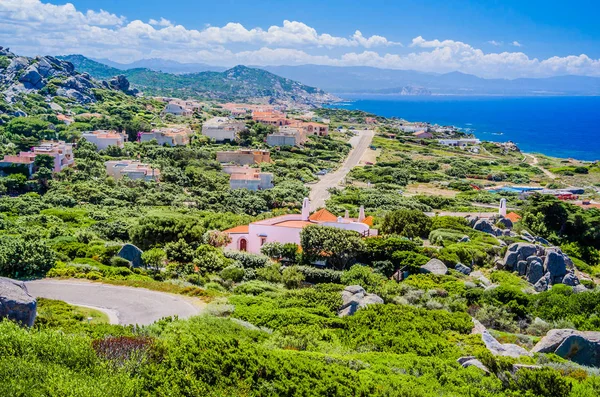 Stony walk path in Costa Paradiso, Sardinia, Italy — Stock Photo, Image