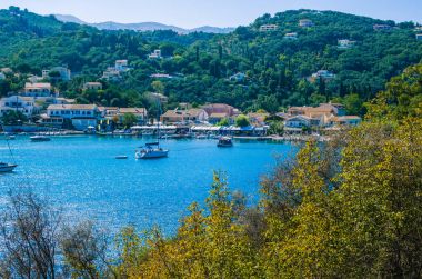 Agios Stefanos, Akdeniz atmosferi, Corfu, Yunanistan