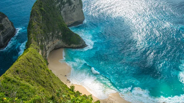 Manta Körfezi veya Kelingking Sahili Nusa Penida Adası, Bali, Endonezya — Stok fotoğraf