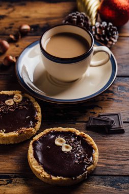 Kahve ve çikolata tart 