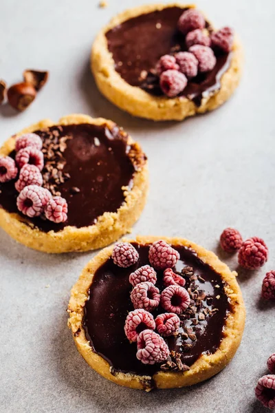 Karamel ve çikolata tart 