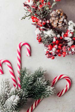 Noel dekorasyonu. çelenk