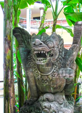 Bali, Endonezya - Aralık 25, 2008: Ayodya Resort park