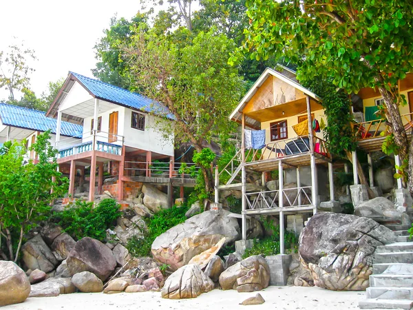 Tropische Strandhuizen Thailand — Stockfoto