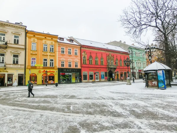 Kosice, Szlovákia - január 05, 2016: Építészet, a régi város — Stock Fotó