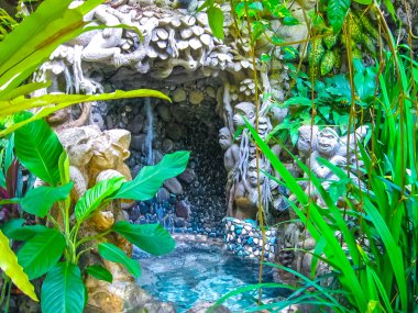 Bali, Endonezya - 13 Nisan 2012: View Spa havuzu Tjampuhan Hotel