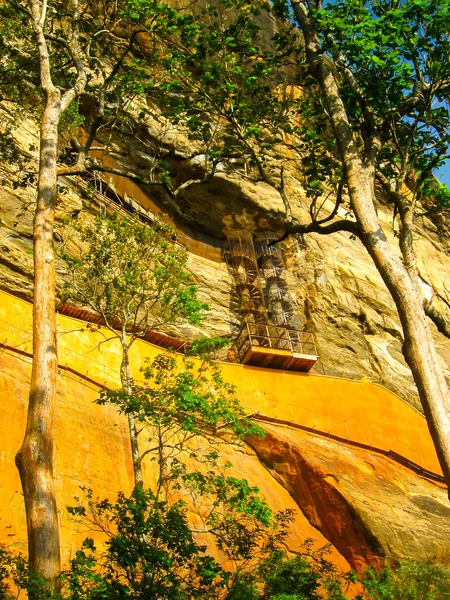 Fortaleza de Sigiriya Lion Rock no Sri Lanka — Fotografia de Stock