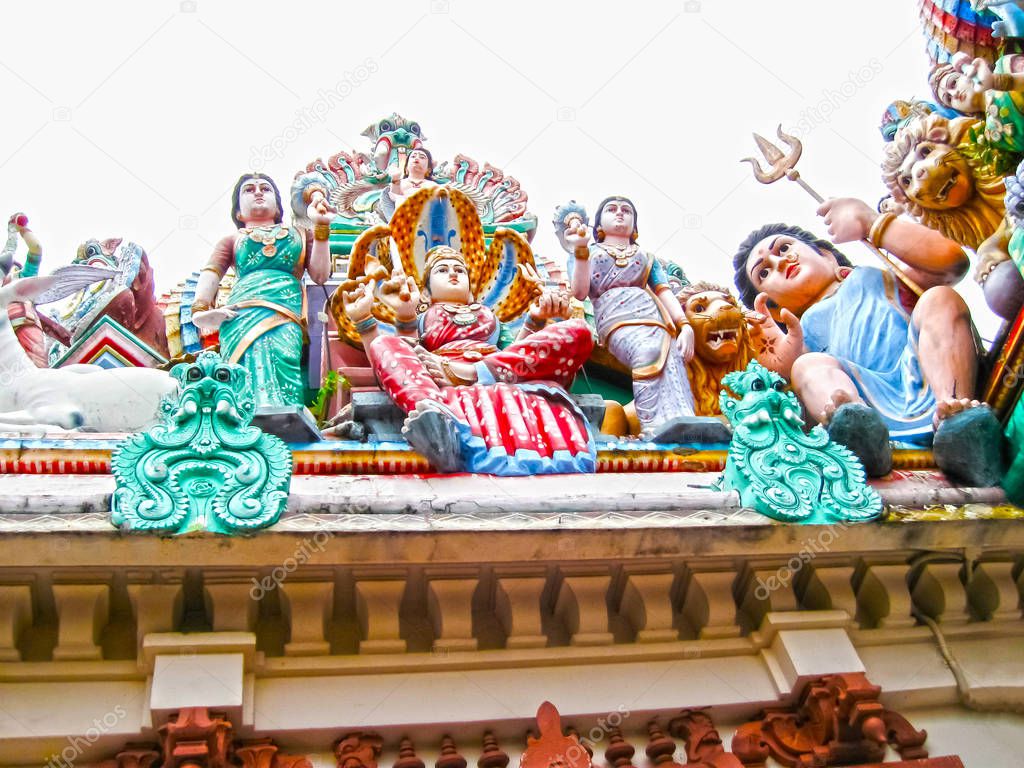 Sri Mariamman Temple, The Hindu  In Singapore