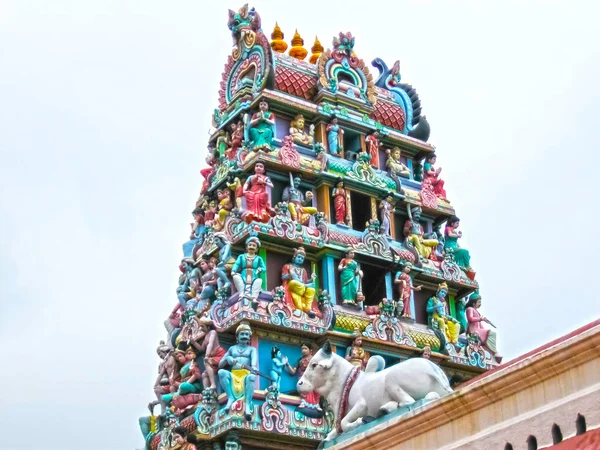 Templo de Sri Mariamman, el hindú en Singapur —  Fotos de Stock