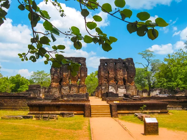 Polonnaruwa Tapınağı - Ortaçağ Ceylon, Unesco başkenti — Stok fotoğraf