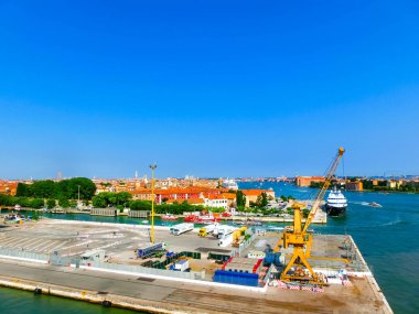 Venice, İtalya - 06 Haziran 2015: Cruise port