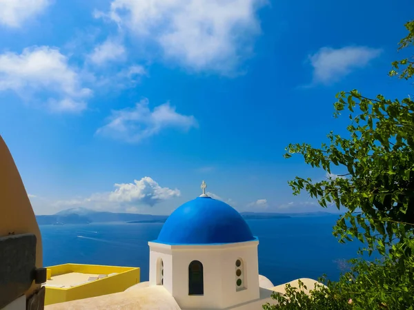 Blick Auf Das Meer Von Oia Dem Schönsten Dorf Der — Stockfoto