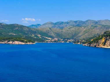 Eski şehir Dubrovnik Marinada görünümünü