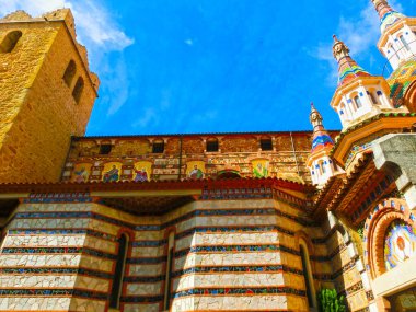Görünümü güzel kilise Lloret de Mar, İspanya.