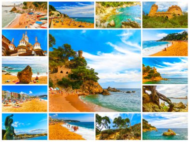 Kolaj resim hakkında Lloret de mar, İspanya