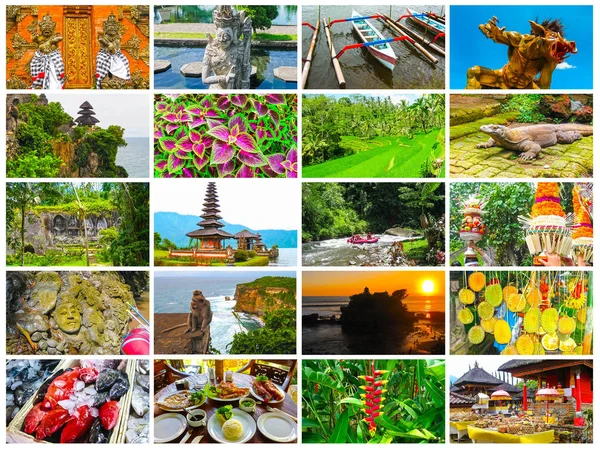 Bali Adası manzarasına sahip görüntülerden ayarla