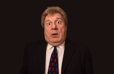 Siyah sürpriz üst düzey iş adamı