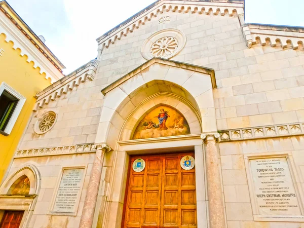 Sorrento, Italy - September 11, 2015: The details of the Duomo, cathedral of Naples. — Stock Photo, Image