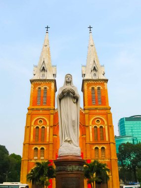 Notre Dame Katedrali Bazilikası Vietnam, Ho Chi Minh City.