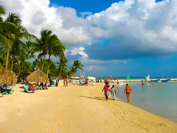 República Dominicana Boca Chica Playa Verano Sol Mar — Foto de Stock