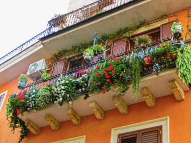 İtalya 'da güzel bir balkon